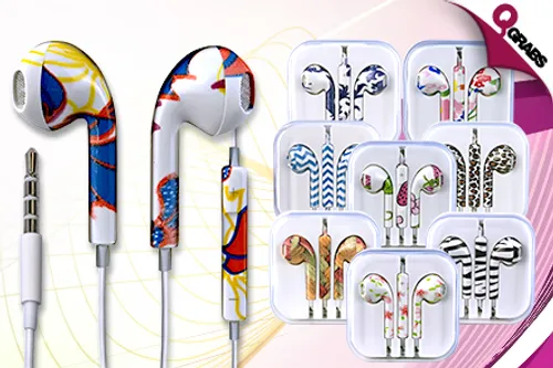 For QR39, Listen to Music in a Unique Way with Funky Headphones - Choose from 9 Hip Designs! (QR59 Value)